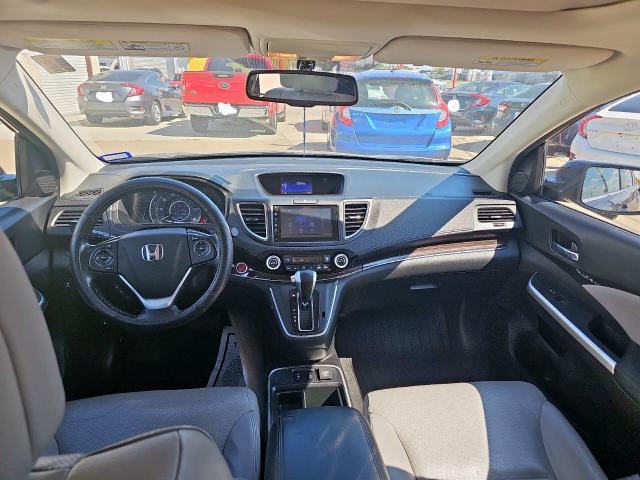 2HKRM3H77FH552346 - 2015 HONDA CR-V EXL BLUE photo 9