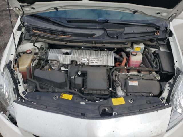 JTDKN3DU5E0390948 - 2014 TOYOTA PRIUS WHITE photo 11