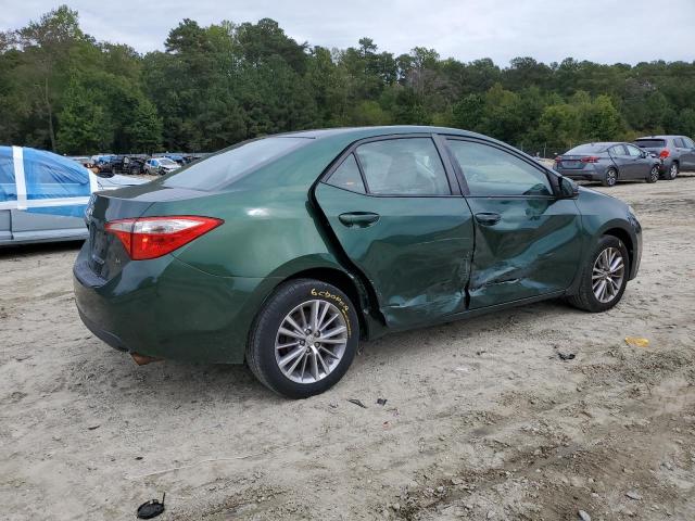 2T1BURHE0EC111288 - 2014 TOYOTA COROLLA L GREEN photo 3