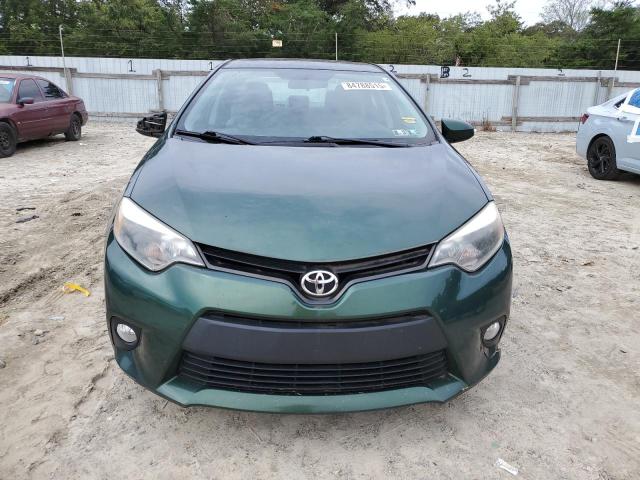 2T1BURHE0EC111288 - 2014 TOYOTA COROLLA L GREEN photo 5