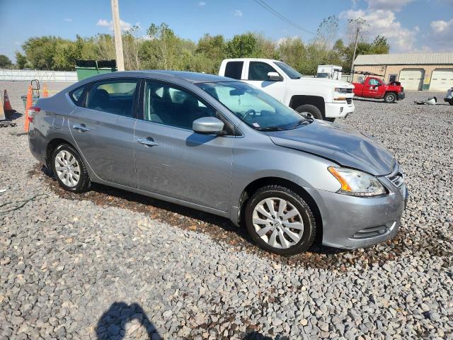 3N1AB7AP1DL704724 - 2013 NISSAN SENTRA S SILVER photo 4