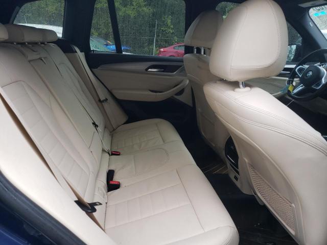 5UXTY9C00M9F59640 - 2021 BMW X3 XDRIVEM40I BLUE photo 11