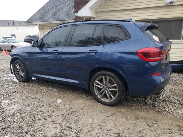 5UXTY9C00M9F59640 - 2021 BMW X3 XDRIVEM40I BLUE photo 2