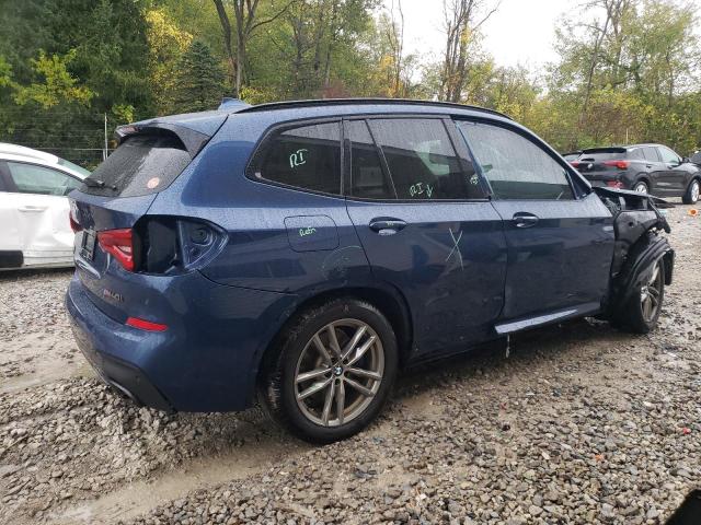 5UXTY9C00M9F59640 - 2021 BMW X3 XDRIVEM40I BLUE photo 3