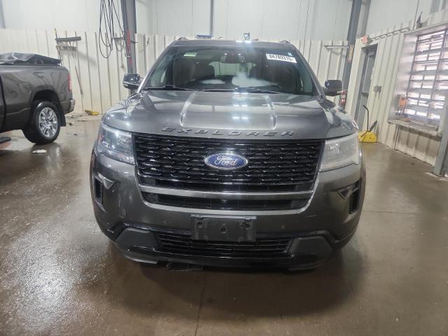 1FM5K8GT6KGA46744 - 2019 FORD EXPLORER SPORT Szary zdjęcie 5