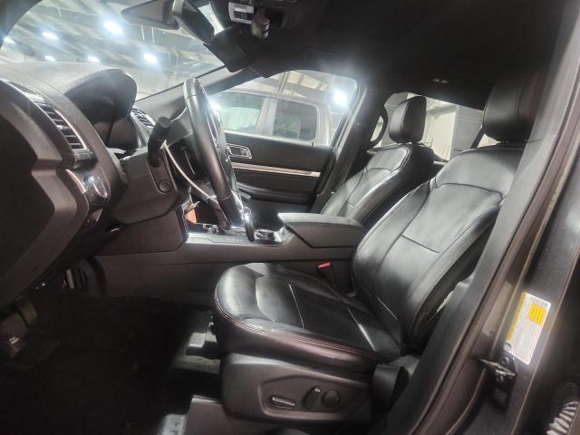 1FM5K8GT6KGA46744 - 2019 FORD EXPLORER SPORT Szary zdjęcie 7