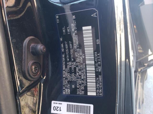 5TDYZ3DC0HS803804 - 2017 TOYOTA SIENNA XLE BLACK photo 14