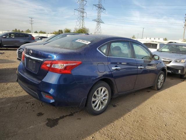 3N1AB7AP1JY205078 - 2018 NISSAN SENTRA S BLUE photo 3