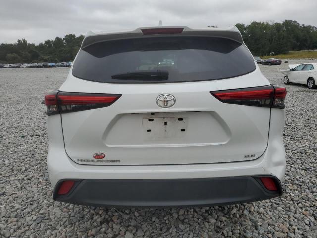 5TDGZRAH1NS102263 - 2022 TOYOTA HIGHLANDER XLE WHITE photo 6