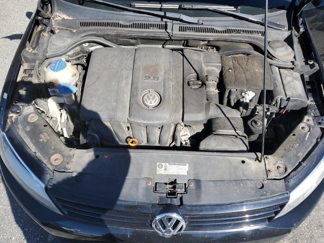 3VWDZ7AJ5BM107873 - 2011 VOLKSWAGEN JETTA SE Czarny zdjęcie 11