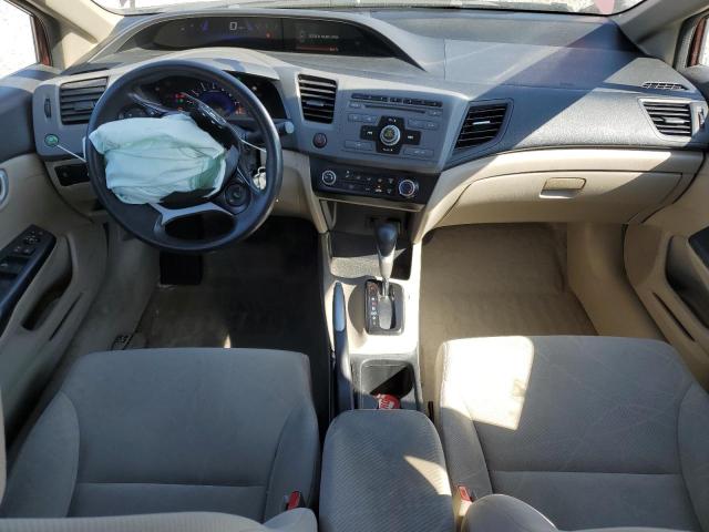 19XFB2F55CE098103 - 2012 HONDA CIVIC LX BURGUNDY photo 8
