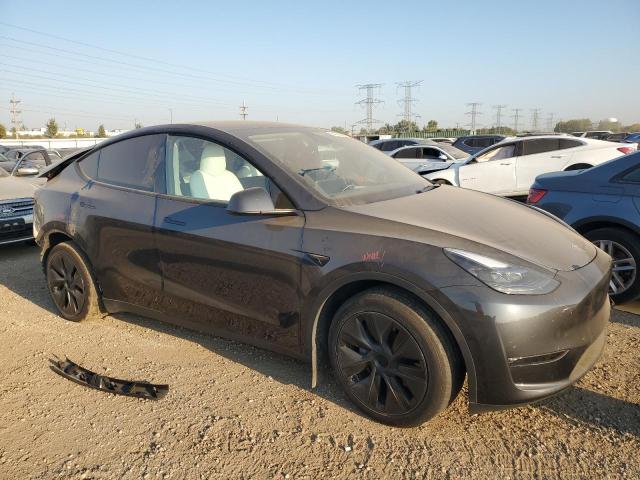 7SAYGAEE2SF218229 - 2025 TESLA MODEL Y Сірий фото 4