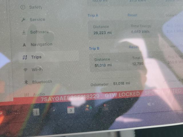 7SAYGAEE2SF218229 - 2025 TESLA MODEL Y Сірий фото 9