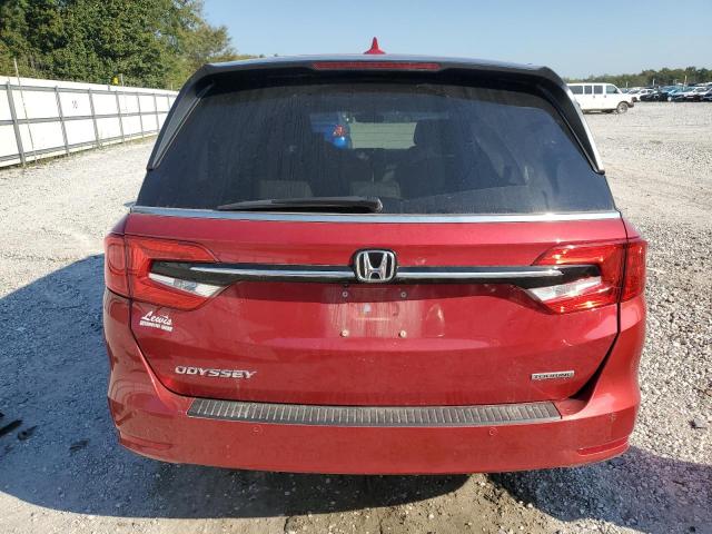 5FNRL6H84PB061665 - 2023 HONDA ODYSSEY TOURING Rouge photo 6