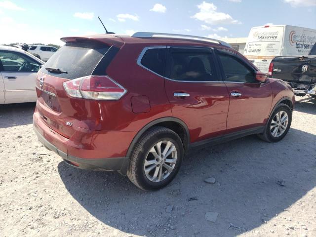 KNMAT2MTXGP663279 - 2016 NISSAN ROGUE S RED photo 3