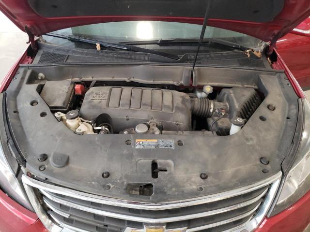 1GNKVGKD1EJ331097 - 2014 CHEVROLET TRAVERSE LT RED photo 12