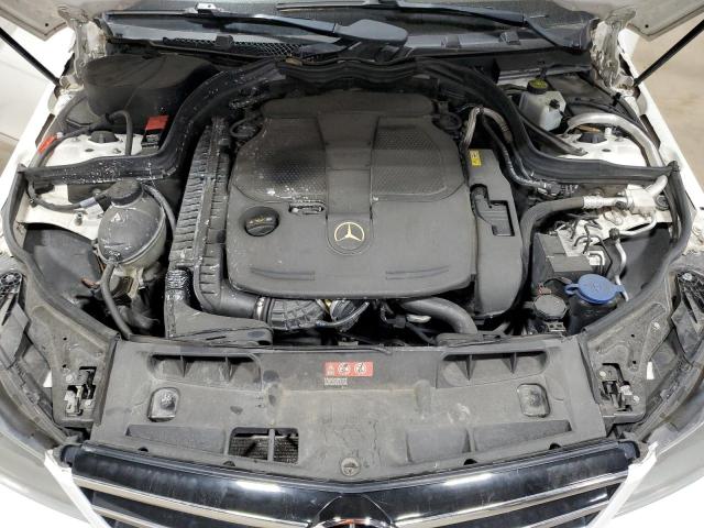 WDDGF8AB8EG222687 - 2014 MERCEDES-BENZ C 300 4MATIC WHITE photo 11