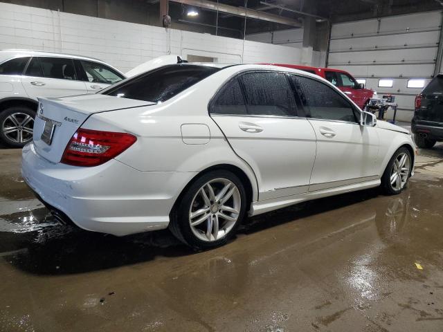 WDDGF8AB8EG222687 - 2014 MERCEDES-BENZ C 300 4MATIC WHITE photo 3