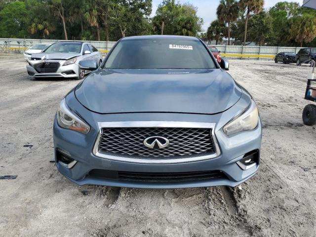JN1EV7AP8JM359072 - 2018 INFINITI Q50 LUXE BLUE photo 5
