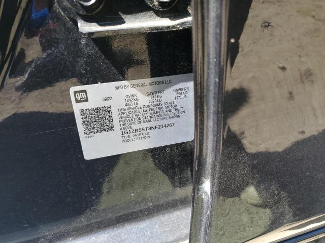 1G1ZB5ST8NF214267 - 2022 CHEVROLET MALIBU LS Qara foto 12