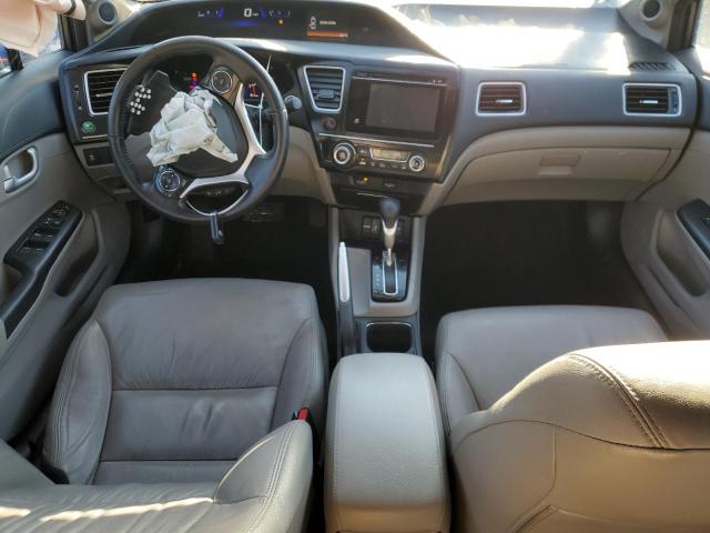 19XFB2F92FE053935 - 2015 HONDA CIVIC EXL ნაცრისფერი ფოტო 8