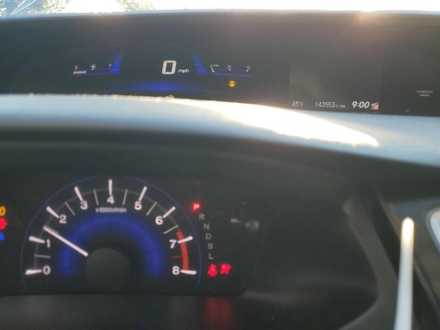 19XFB2F92FE053935 - 2015 HONDA CIVIC EXL ნაცრისფერი ფოტო 9