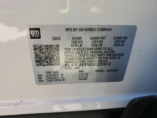 KL47LAEP4SB220972 - 2025 BUICK ENVISTA PREFERRED WHITE photo 14