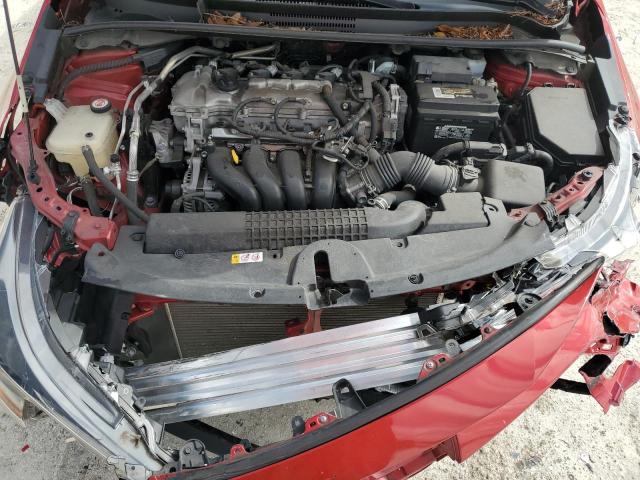 JTDEPRAEXLJ098792 - 2020 TOYOTA COROLLA LE 红色 照片 11