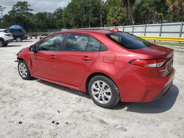 JTDEPRAEXLJ098792 - 2020 TOYOTA COROLLA LE 红色 照片 2