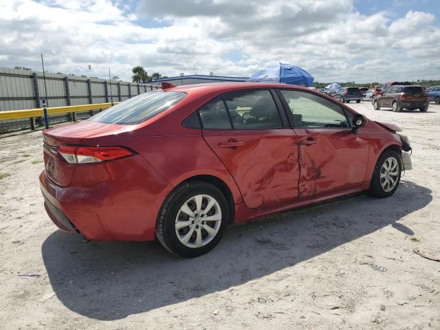 JTDEPRAEXLJ098792 - 2020 TOYOTA COROLLA LE 红色 照片 3