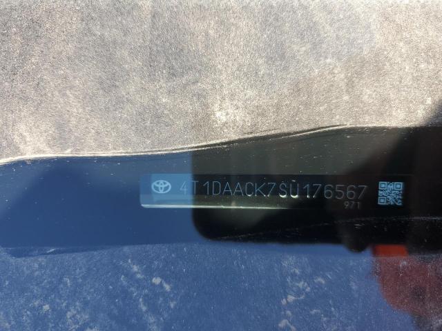 4T1DAACK7SU176567 - 2025 TOYOTA CAMRY XSE GRAY photo 12