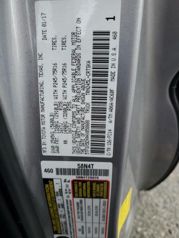 5TFSX5EN9HX050808 - 2017 TOYOTA TACOMA ACCESS CAB ვერცხლისფერი ფოტო 13