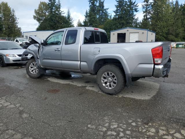 5TFSX5EN9HX050808 - 2017 TOYOTA TACOMA ACCESS CAB ვერცხლისფერი ფოტო 2