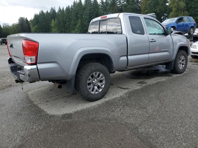 5TFSX5EN9HX050808 - 2017 TOYOTA TACOMA ACCESS CAB ვერცხლისფერი ფოტო 3