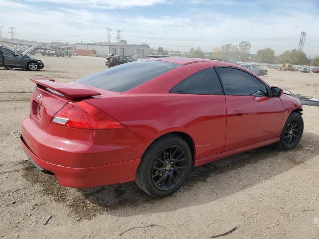 1HGCM727X7A022856 - 2007 HONDA ACCORD EX წითელი ფოტო 3