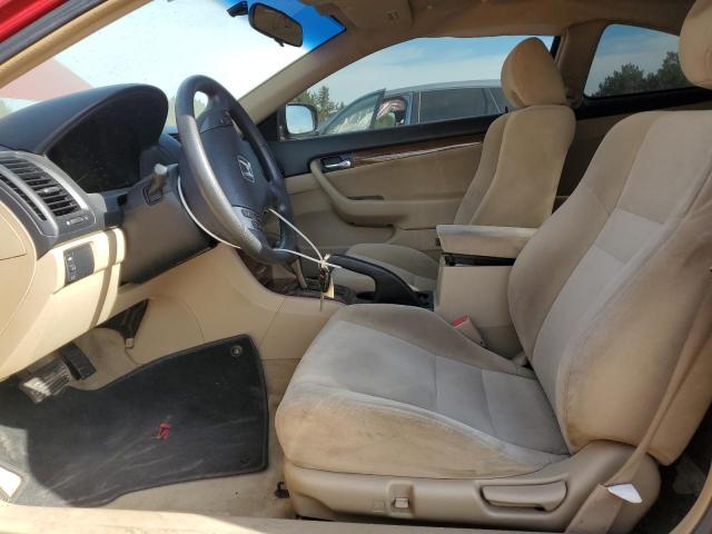 1HGCM727X7A022856 - 2007 HONDA ACCORD EX წითელი ფოტო 7