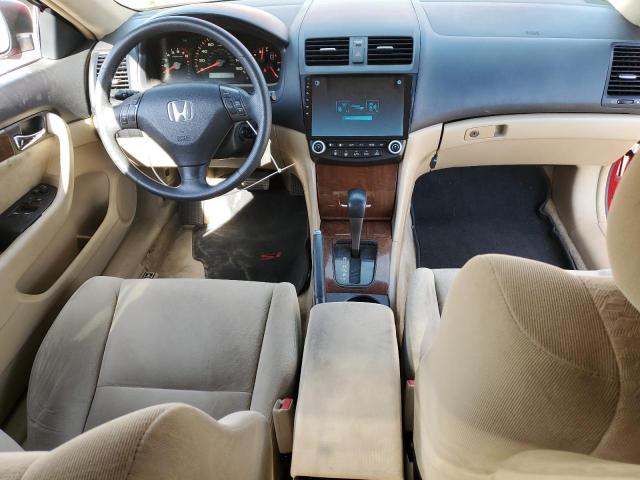 1HGCM727X7A022856 - 2007 HONDA ACCORD EX წითელი ფოტო 8