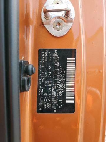 KMHTC6AD8GU295047 - 2016 HYUNDAI VELOSTER ნარინჯისფერი ფოტო 13