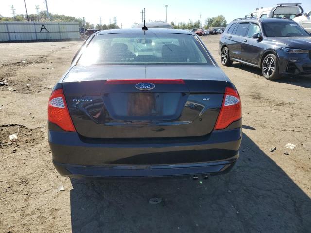 3FAHP0HA6BR241744 - 2011 FORD FUSION SE BLACK photo 6