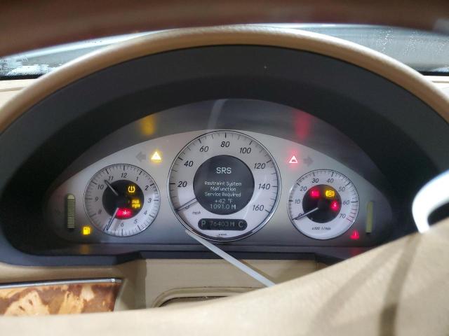 WDBUF87X98B334835 - 2008 MERCEDES-BENZ E 350 4MATIC WHITE photo 9