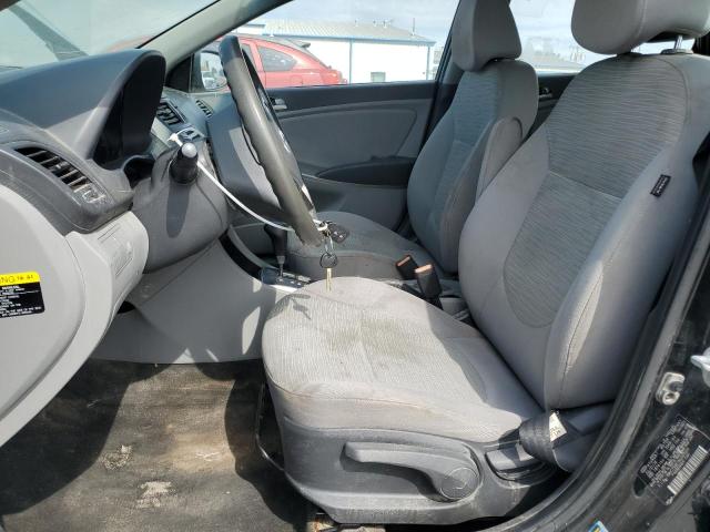 KMHCT5AE7HU307094 - 2017 HYUNDAI ACCENT SE Черный фото 7