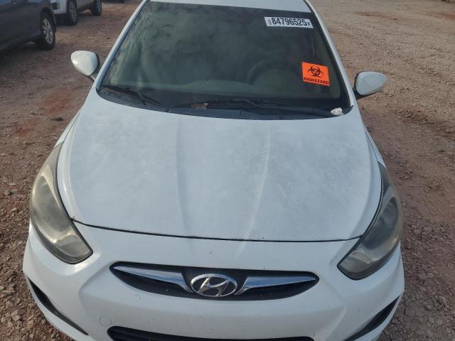 KMHCT4AE9EU655470 - 2014 HYUNDAI ACCENT GLS თეთრი ფოტო 11