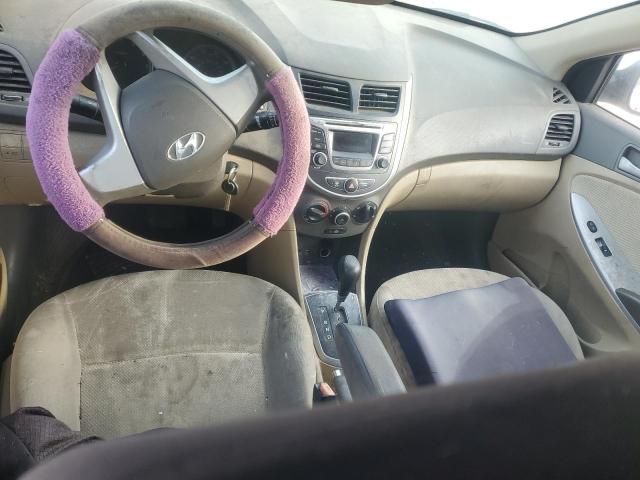 KMHCT4AE9EU655470 - 2014 HYUNDAI ACCENT GLS თეთრი ფოტო 8