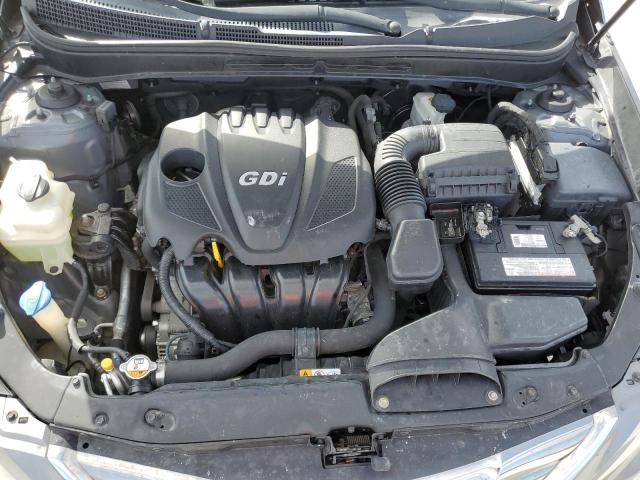 5NPEC4AC2DH738081 - 2013 HYUNDAI SONATA SE GRAY photo 11