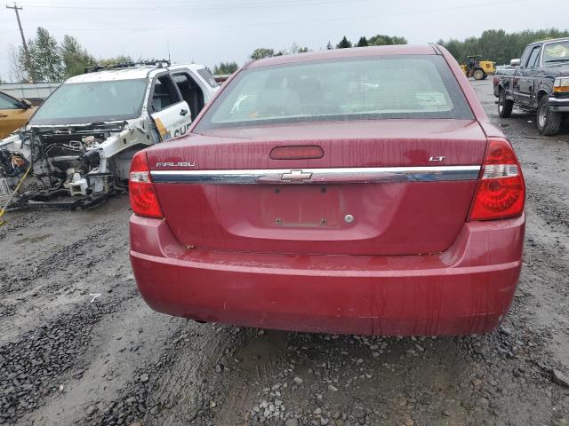 1G1ZT51F76F276186 - 2006 CHEVROLET MALIBU LT Kırmızı fotoğraf 6