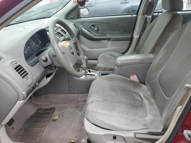 1G1ZT51F76F276186 - 2006 CHEVROLET MALIBU LT Kırmızı fotoğraf 7