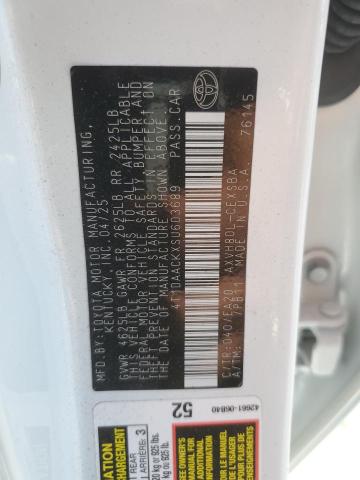 4T1DAACKXSU603689 - 2025 TOYOTA CAMRY XSE 白色 照片 13