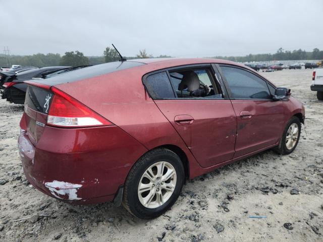 JHMZE2H72AS018929 - 2010 HONDA INSIGHT EX RED photo 3