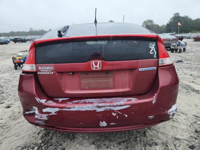 JHMZE2H72AS018929 - 2010 HONDA INSIGHT EX RED photo 6