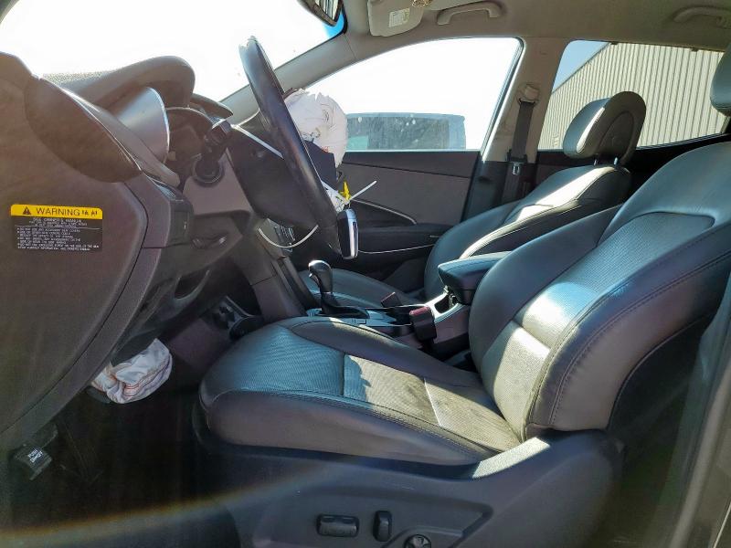 5XYZUDLB0HG436725 - 2017 HYUNDAI SANTA FE S BLACK photo 7